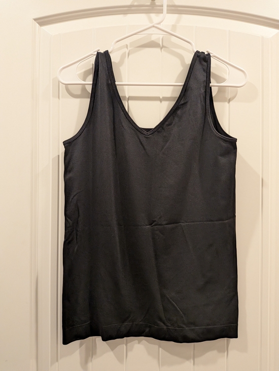 White House Black Market Tops - White House Black Market Black V-Neck Tank
